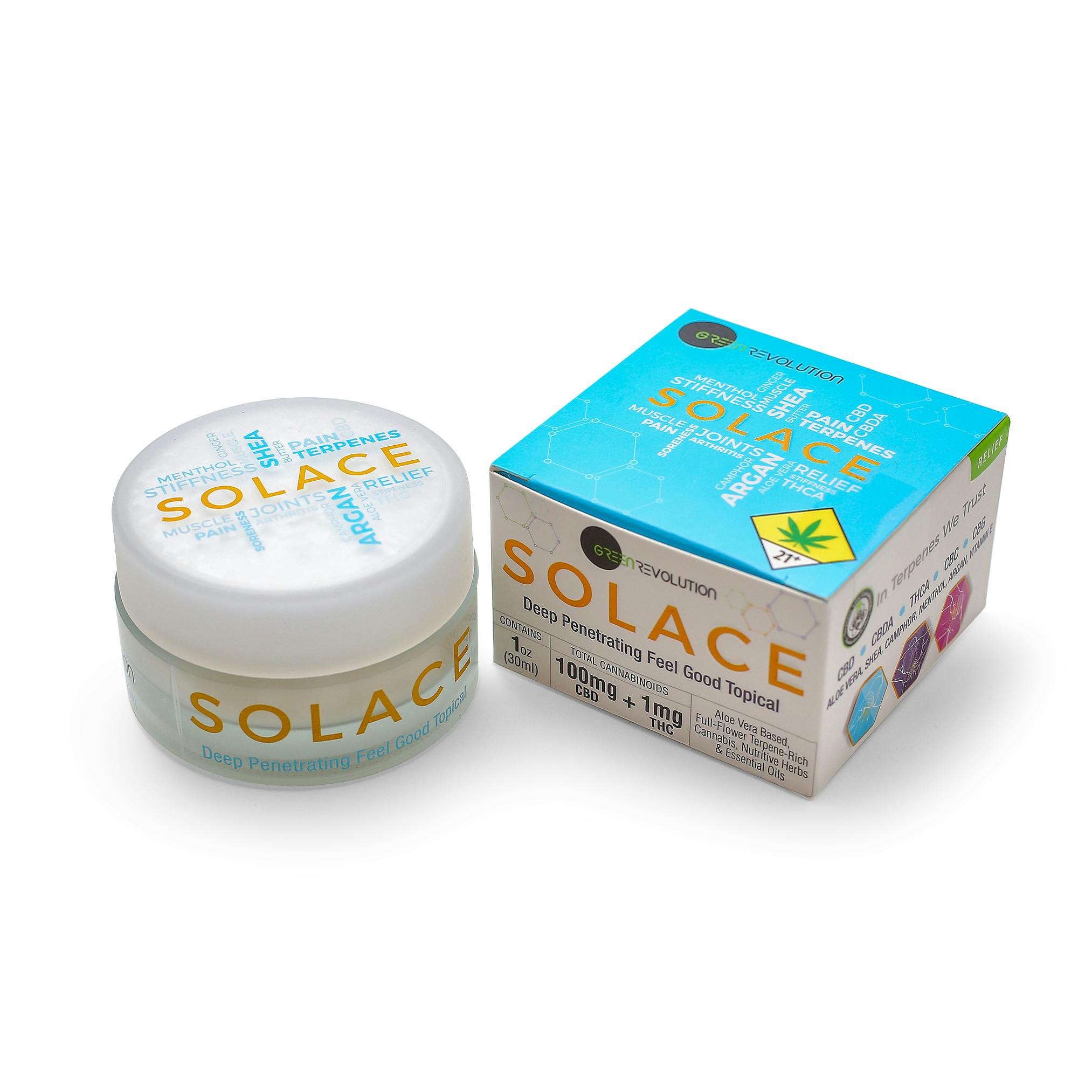 Solace - Travel Size 100mg CBD at Greenway Marijuana