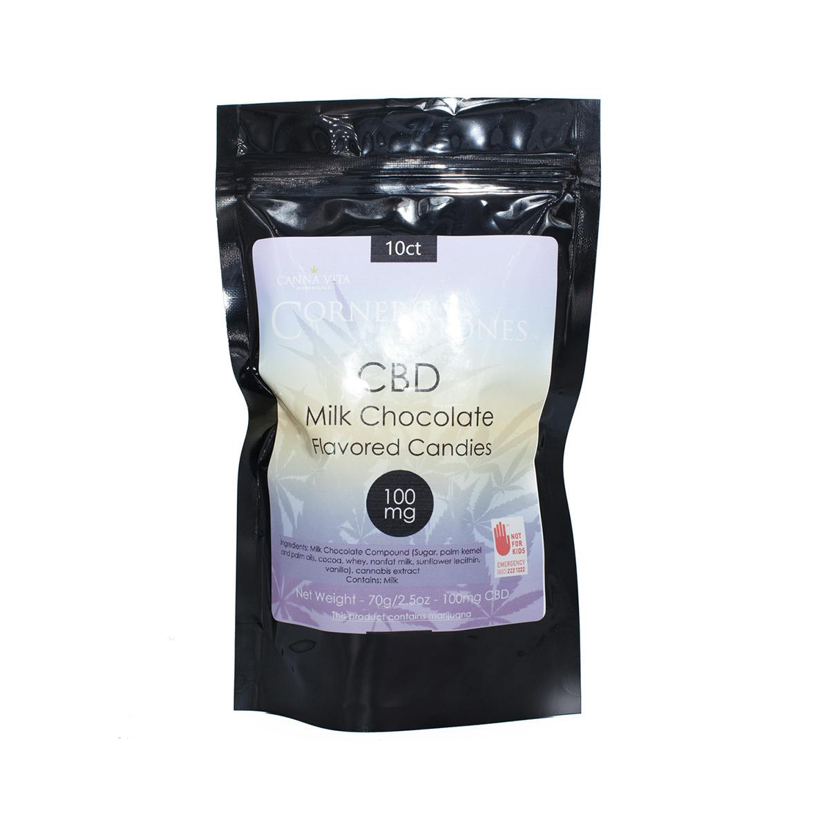 CBD Milk Chocolate Candies 100mg