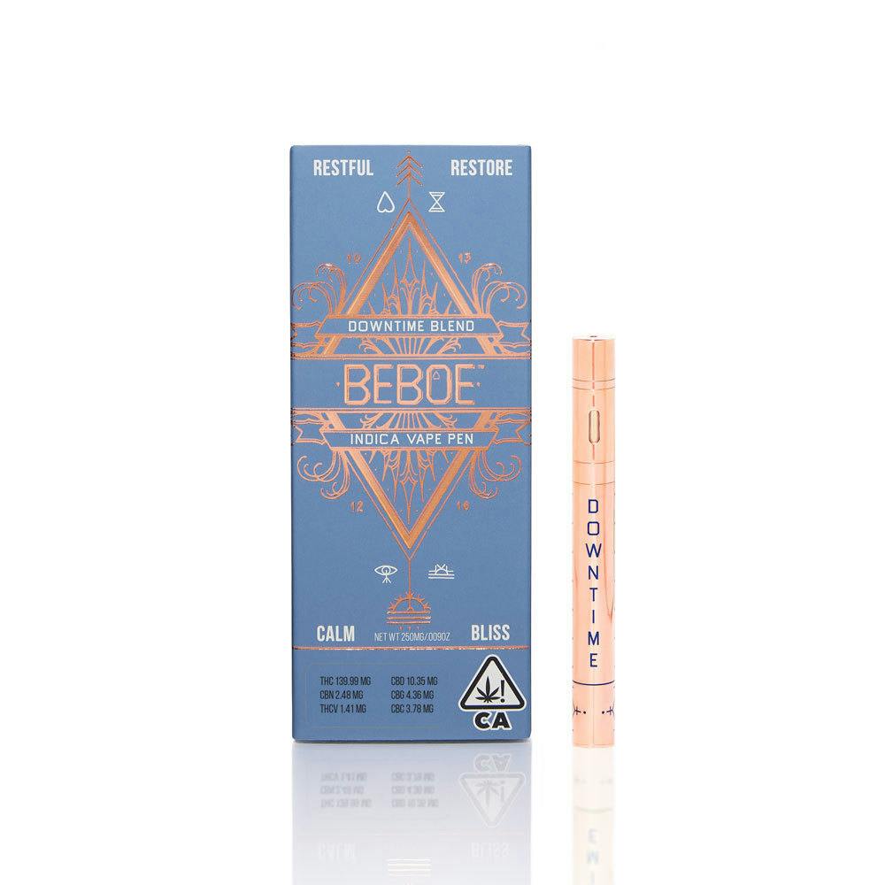DOWNTIME Indica Blend Mini Disposable Pen - 250MG - Beboe
