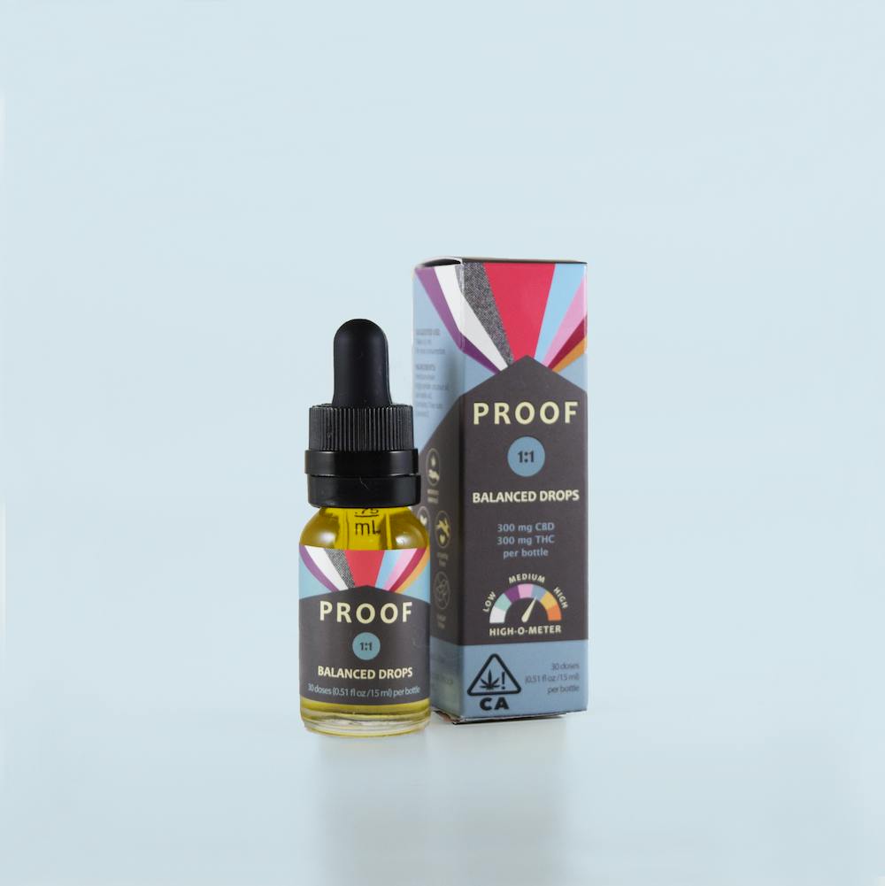 Proof | 1:1 Balanced Drops (15ml) at Ramona Cannabis Company - Dispensary in Ramona