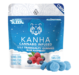 KANHA | Tranquility SLEEP | 1:1:1 | 50mg CBN/50mg CBD/50mg THC