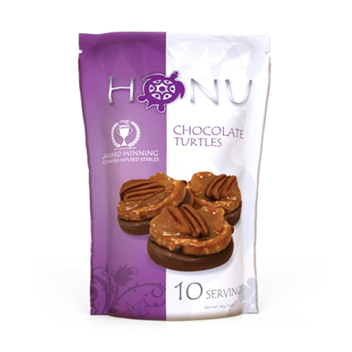 Honu Edibles : Chocolate Turtles 100mg at High 5 Cannabis (420 Evergreen)