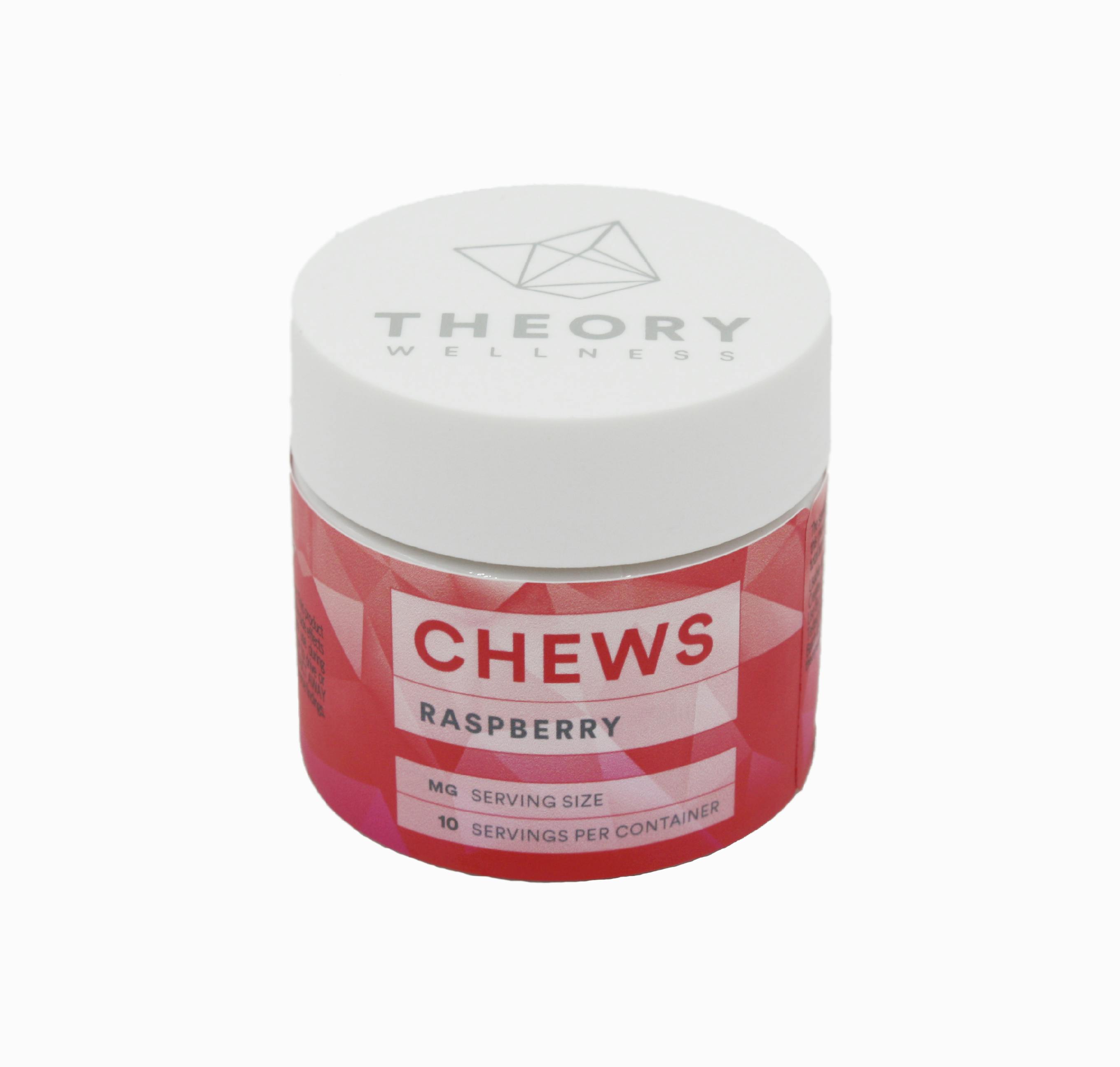 Raspberry Chews : THC (10-Pack) - Theory Wellness