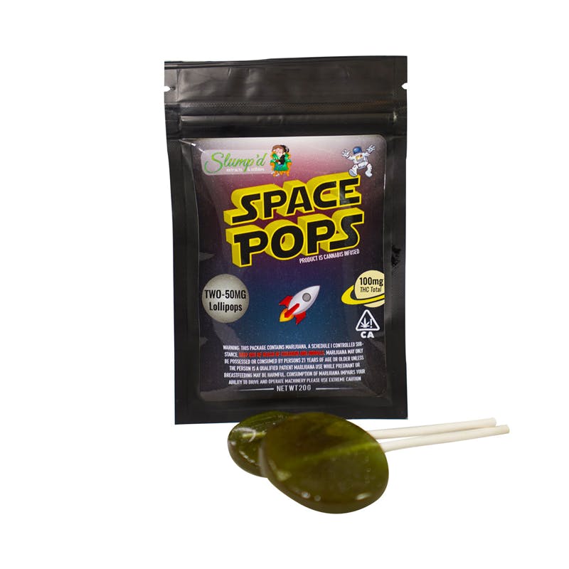 Slump'd Extracts and Edibles Space Pops (Cotton Candy) 2x 50mg Weedmaps