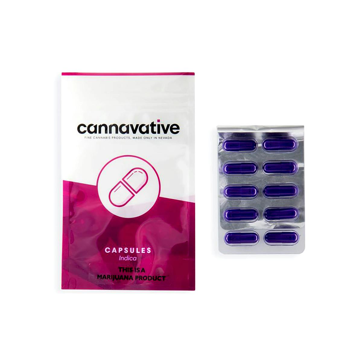 Cannavative | Capsules | Indica 10mg (10-pack)