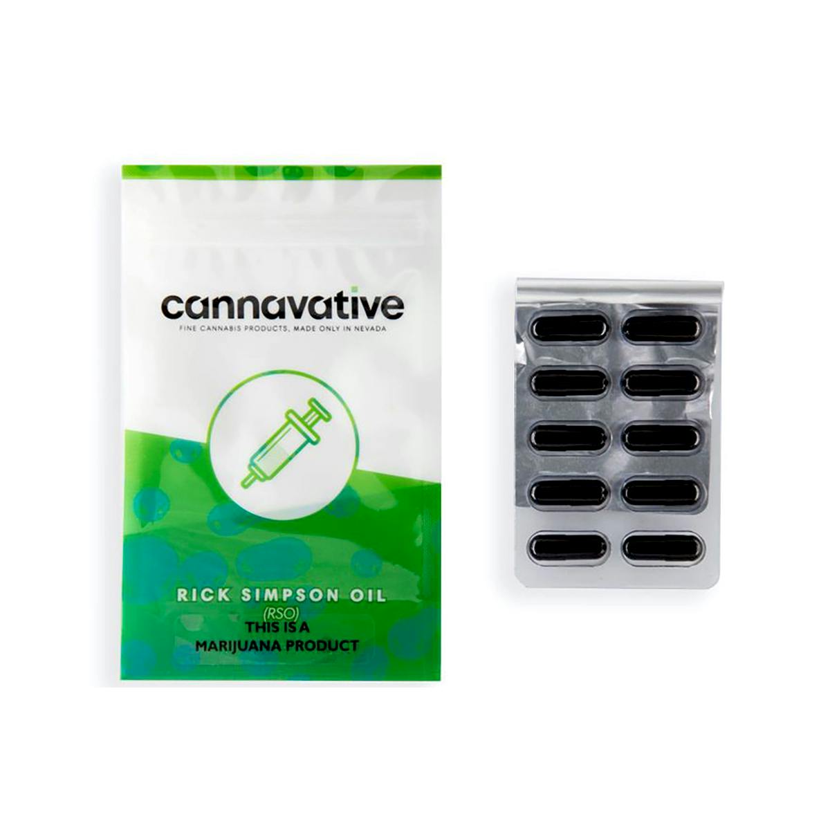 Cannavative | Capsules | RSO 10mg (10-pack)