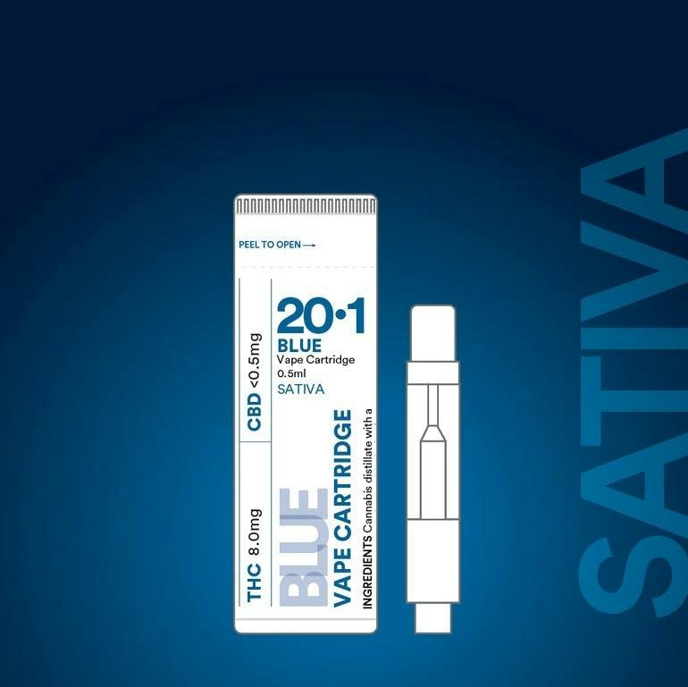 Blue 20:1 Sativa Vape by PharmaCannis