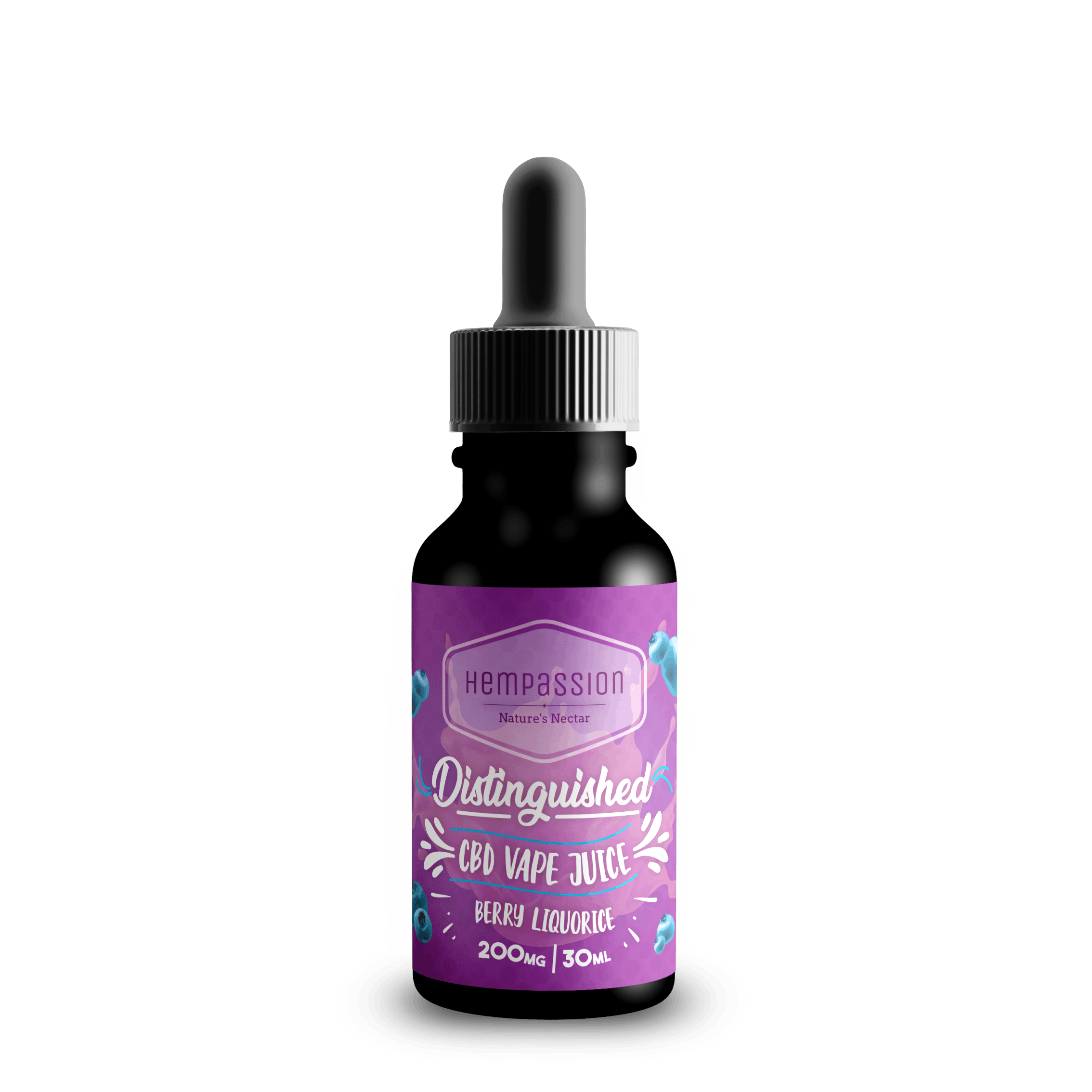 Hempassion CBD Vape Juice 30ml Berry Liquorice 200mg Weedmaps