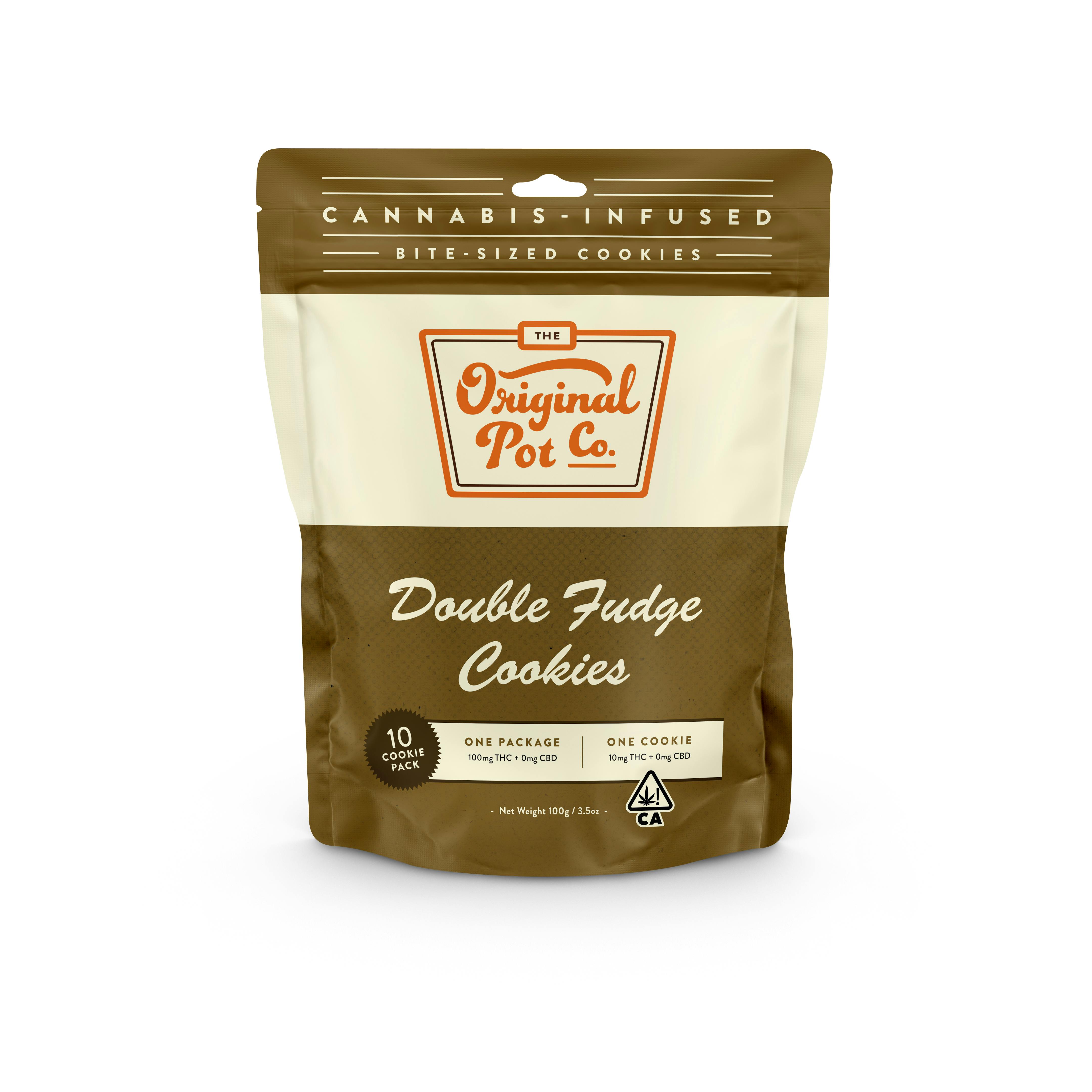 The Original Pot Company — Double Fudge Cookies