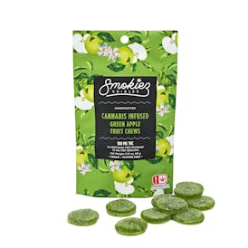 Green Apple Fruit Chews - 100 mg THC - OK