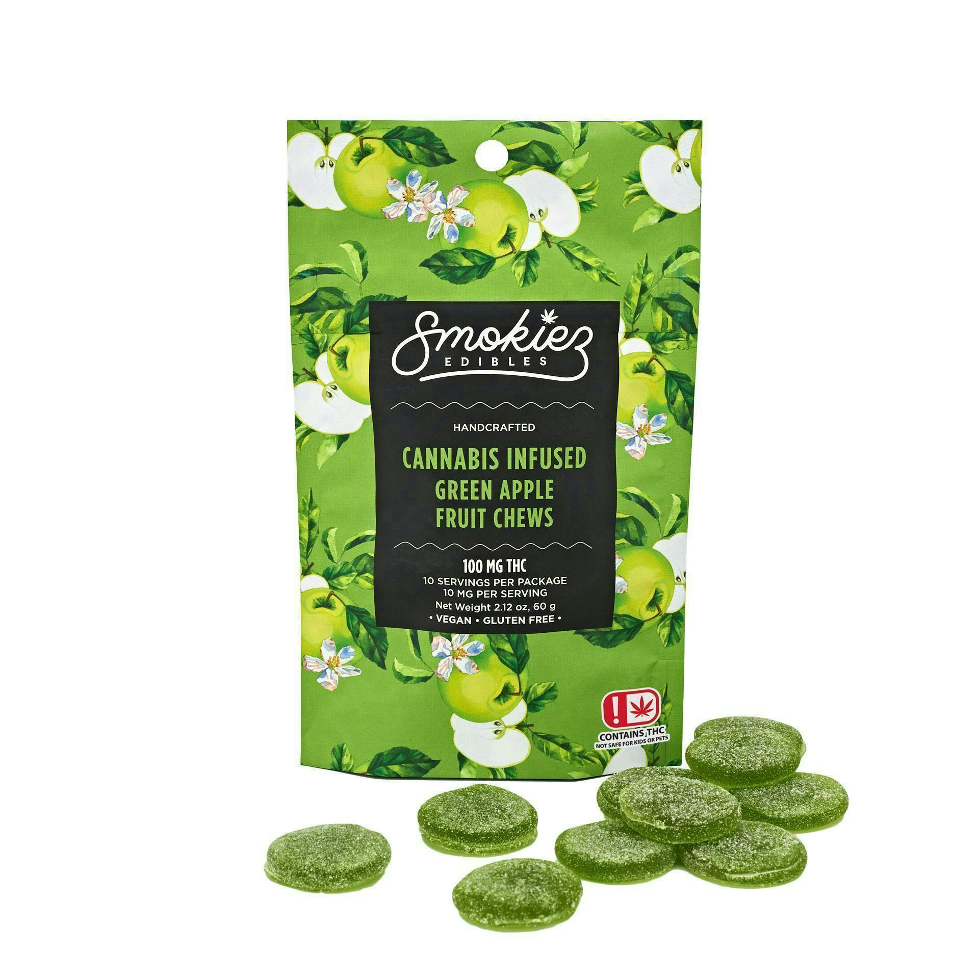 Green Apple Gummies | 100mg | 10ct | 100mg/ea
