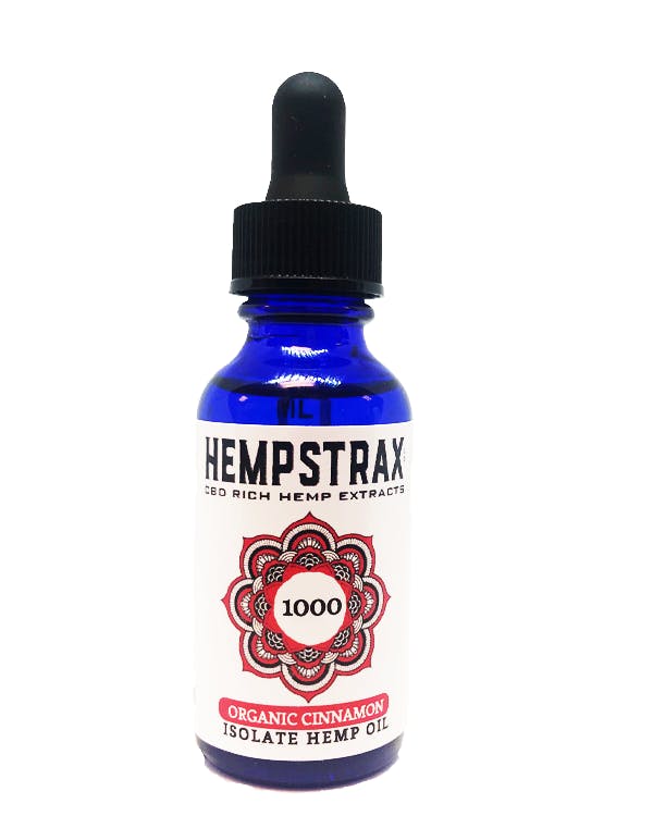 Hempstrax 1000mg Cbd Isolate Tincture 7 Flavors Available Weedmaps