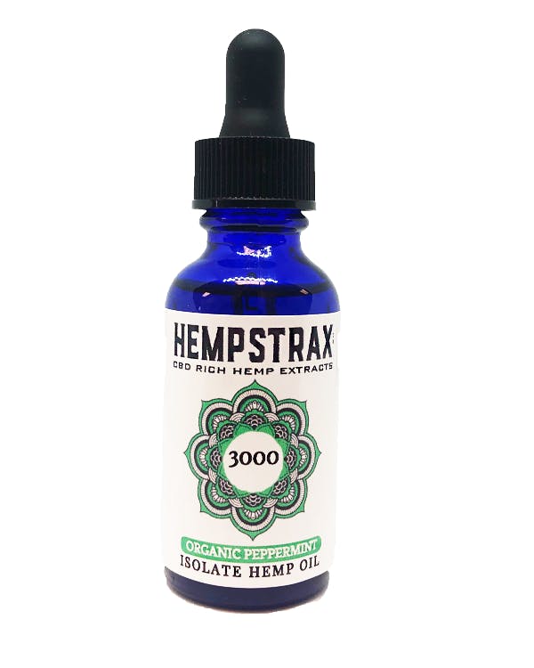 3000mg Cbd Isolate Tincture 7 Flavors Available Hempstrax