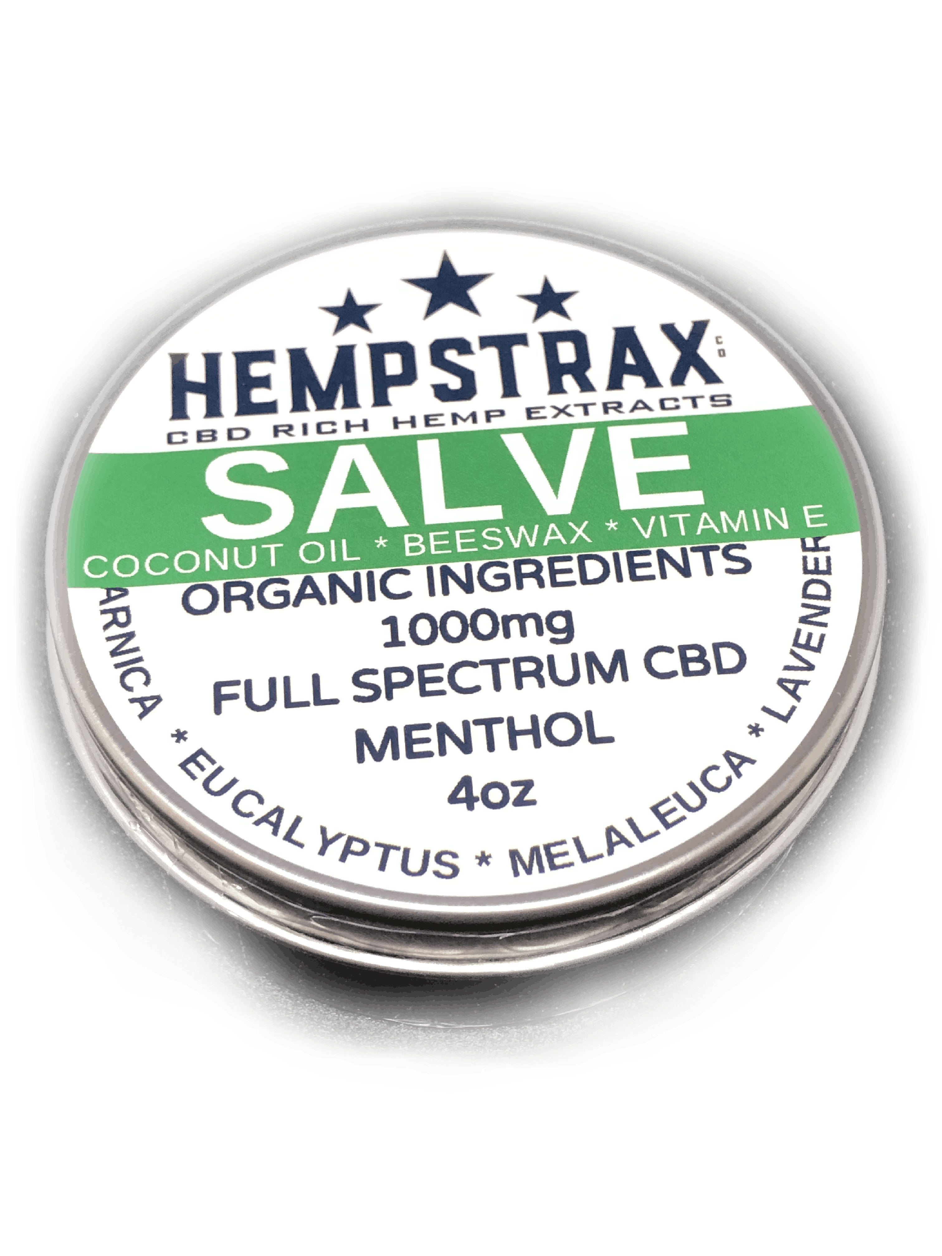 Hempstrax Menthol Salve 1000mg Full Spectrum CBD | Weedmaps