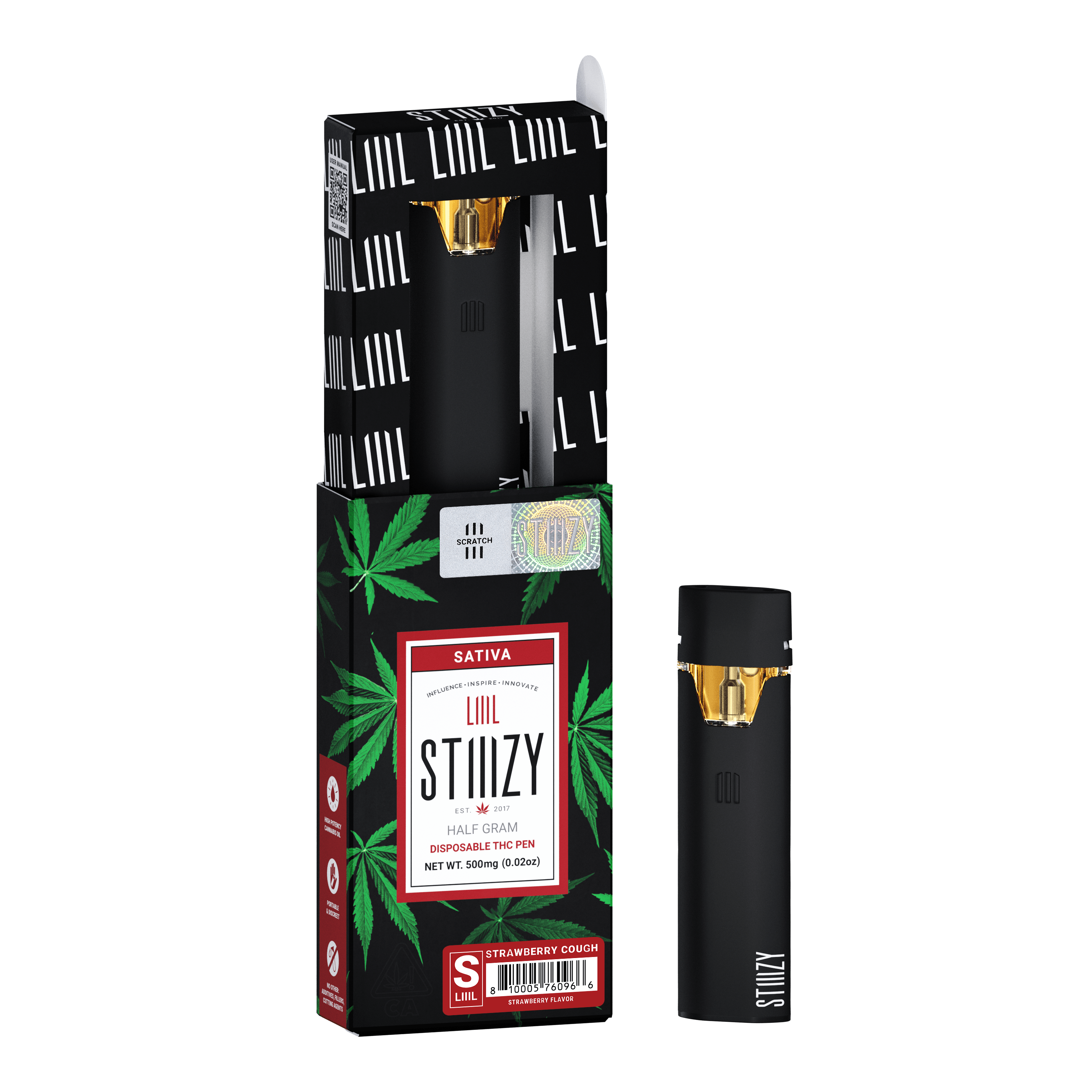 【sativa】Strawberry Cough 1ml CBD 11 Strawberry Cough [1000mg] | Sauce Essentials | 1g Live Resin