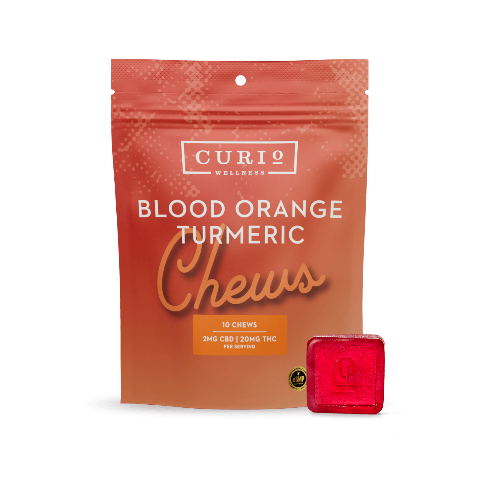 Blood Orange Turmeric Chews [2mg CBD | 20mg THC]