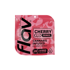 Flav | Edible | Cherry Rings Gummy | 100mg, 10