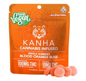 KANHA | VEGAN NANO | Blood Orange Bliss | Indica | 100mg THC | 10-pack