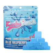 Kushy Punch | Hybrid Blue Raspberry INDIVIDUALS | THC GUMMIES | 200mg