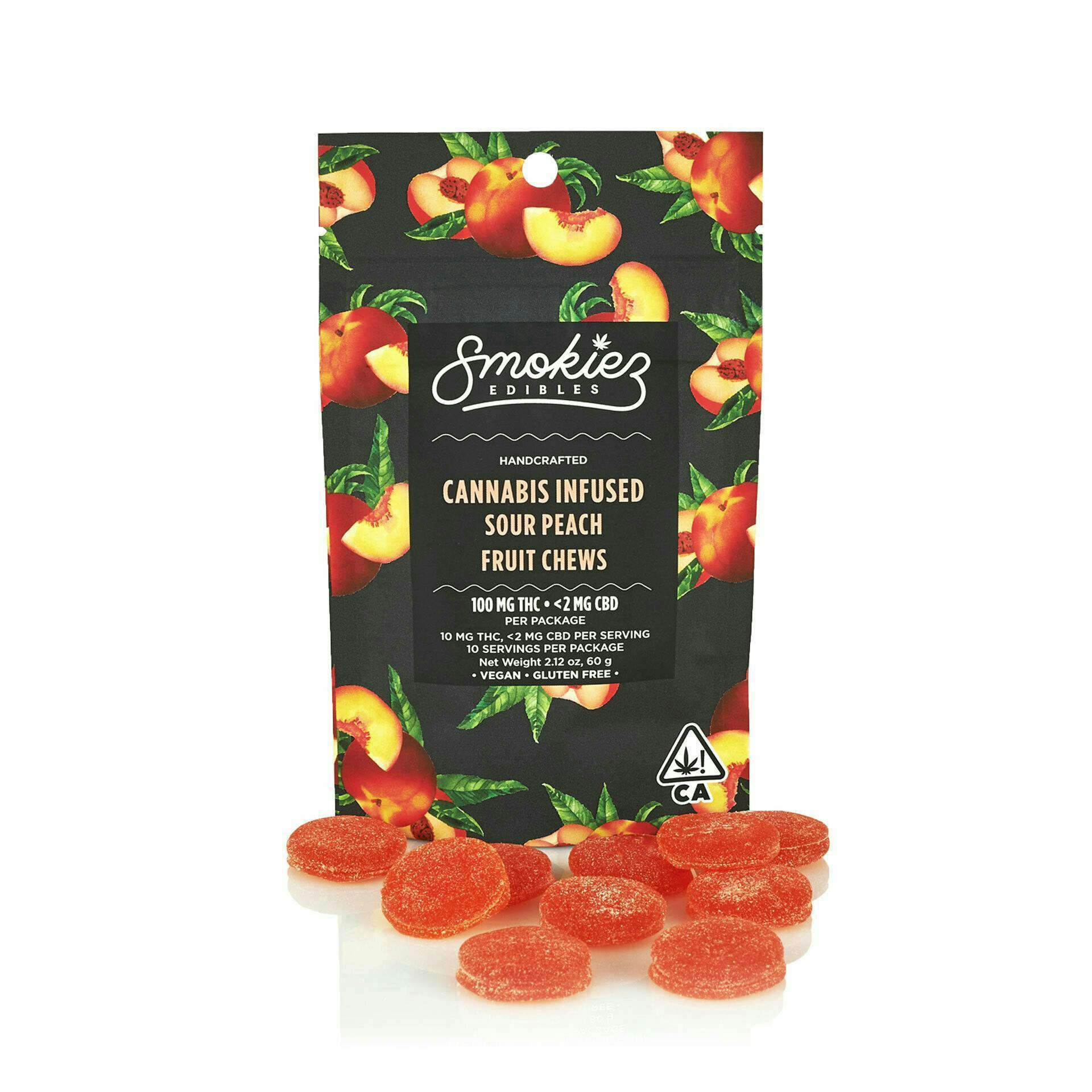 Smokiez Edibles — Sour Peach Fruit Chews