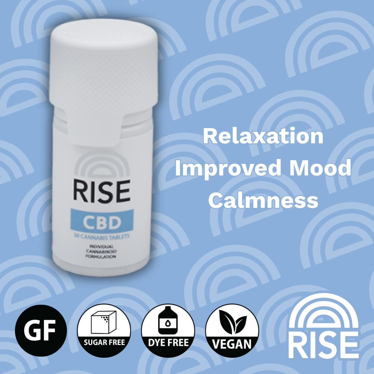 RISE CBD Tablets (30 count) at The Hive at BDT