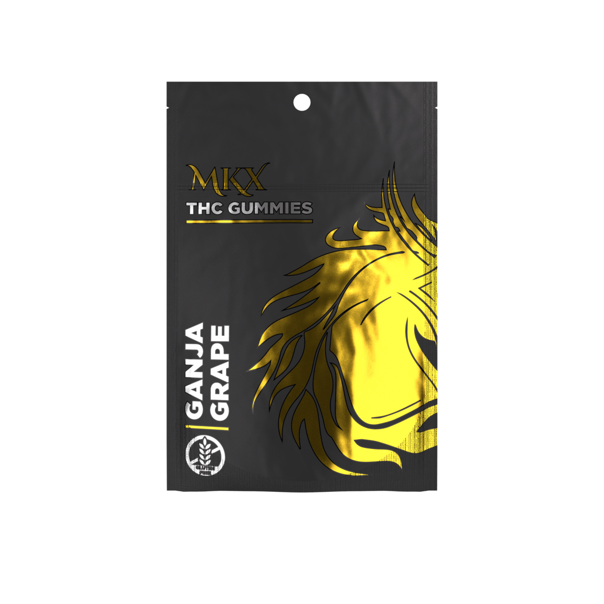 Ganja Grape Gummies | 100mg | 5ct | 20mg/ea by MKX Oil Co