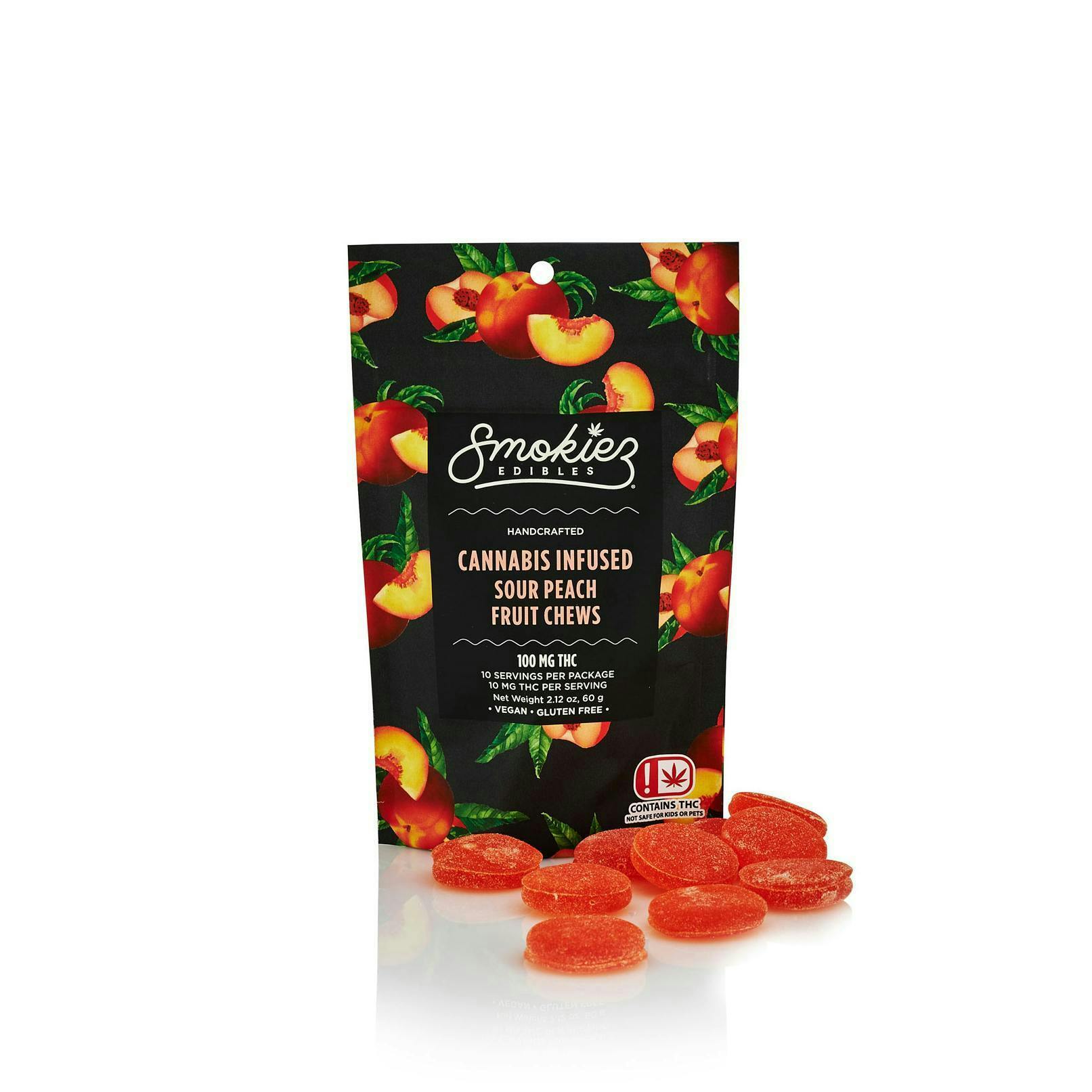 Smokiez Edibles — Sour Peach Fruit Chews