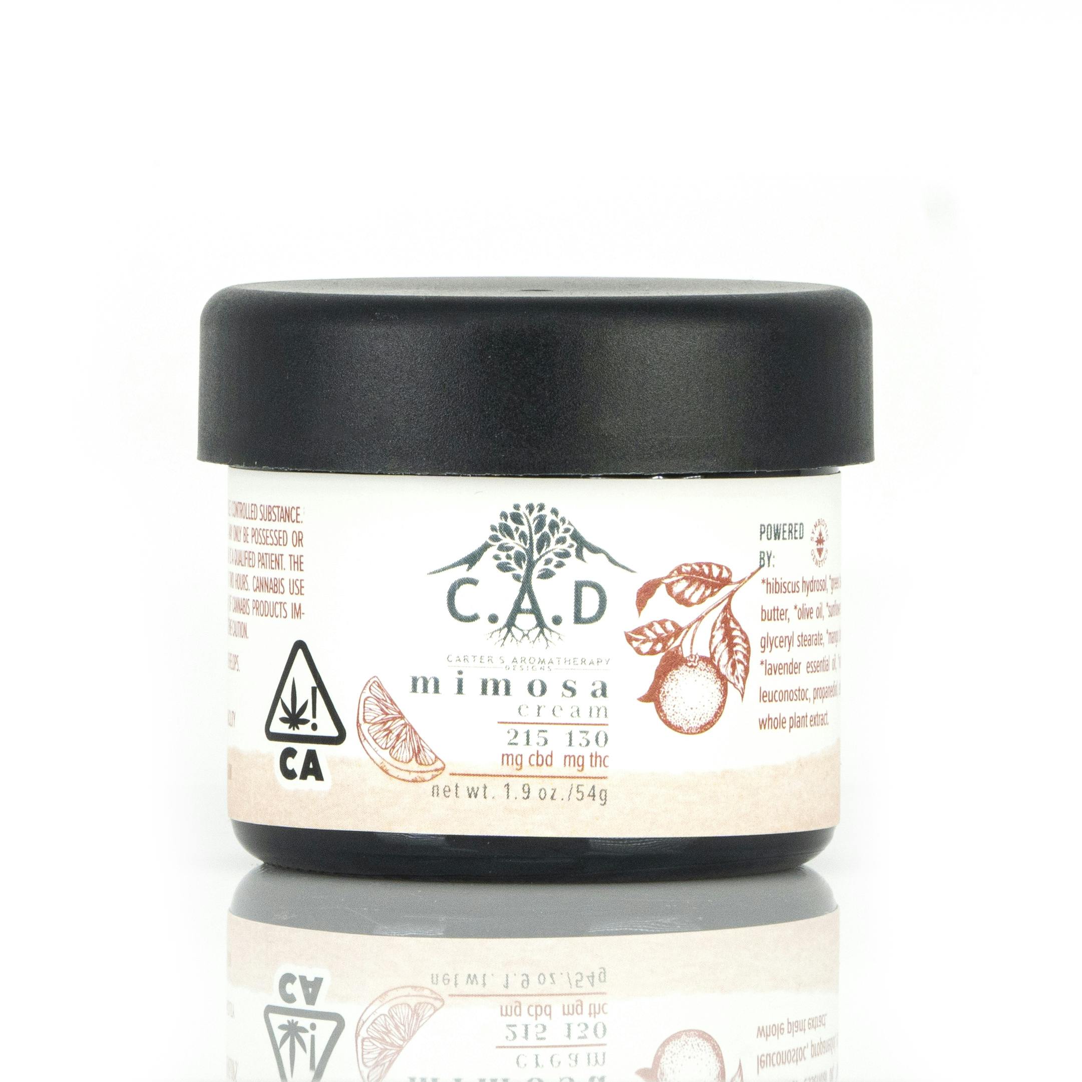 C.A.D. Mimosa Cream - Carter's Aromatherapy Design C.A.D.