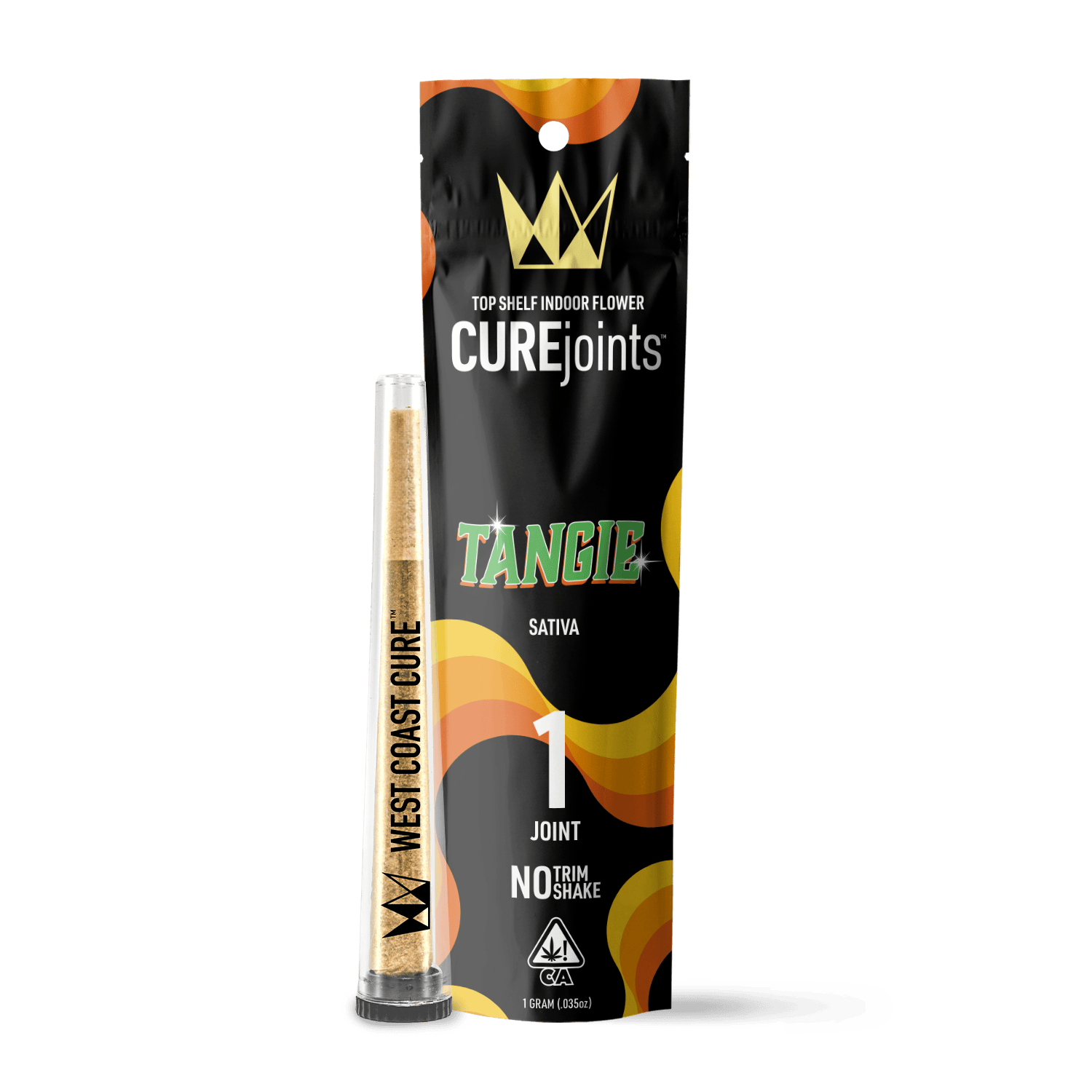 Tangie - Top Shelf CUREjoint 1g - West Coast Cure