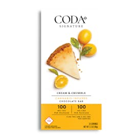 1:1 Cream & Crumble Chocolate | 100mg THC:100mg CBD