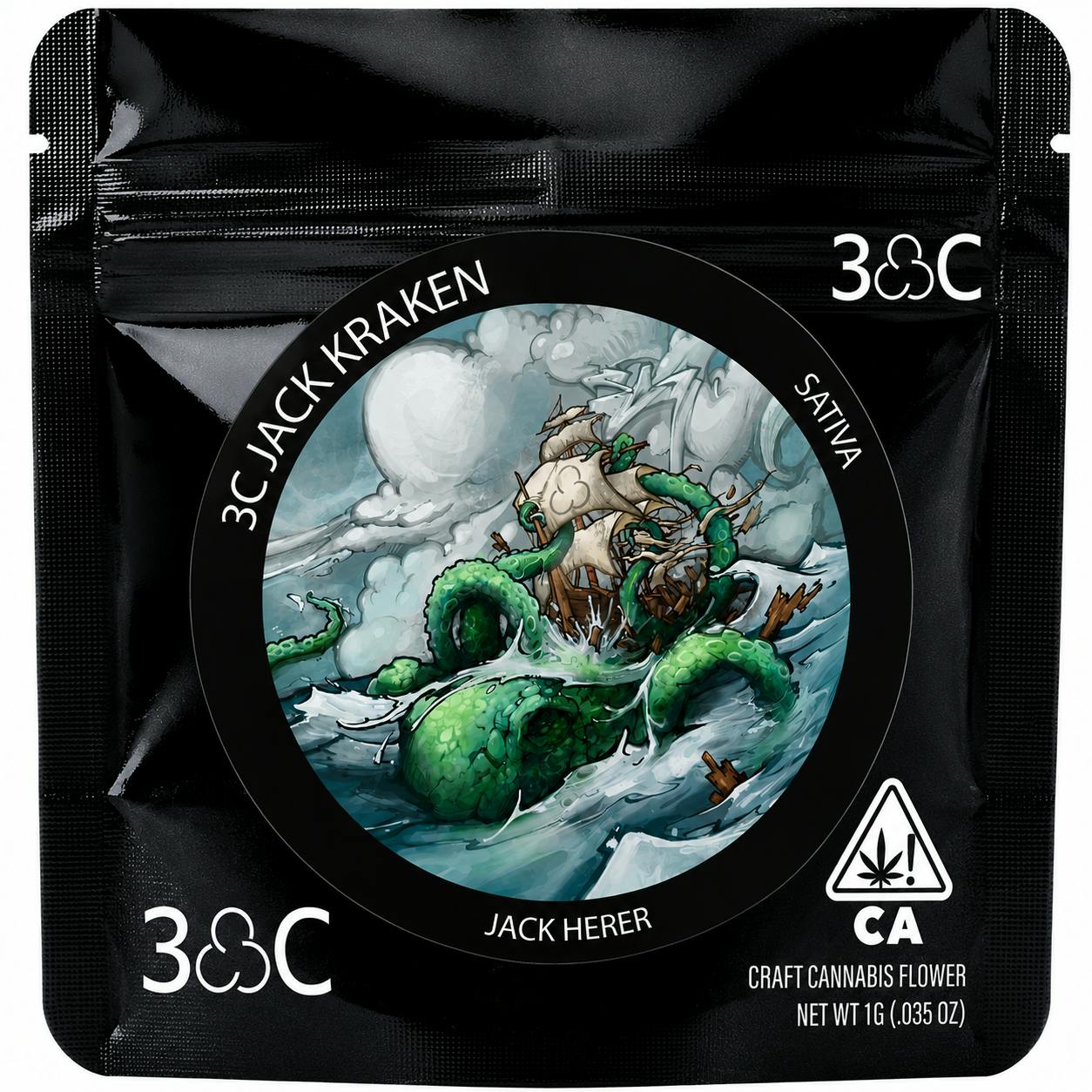 3C | Jack Kraken | 1 Gram Pouch
