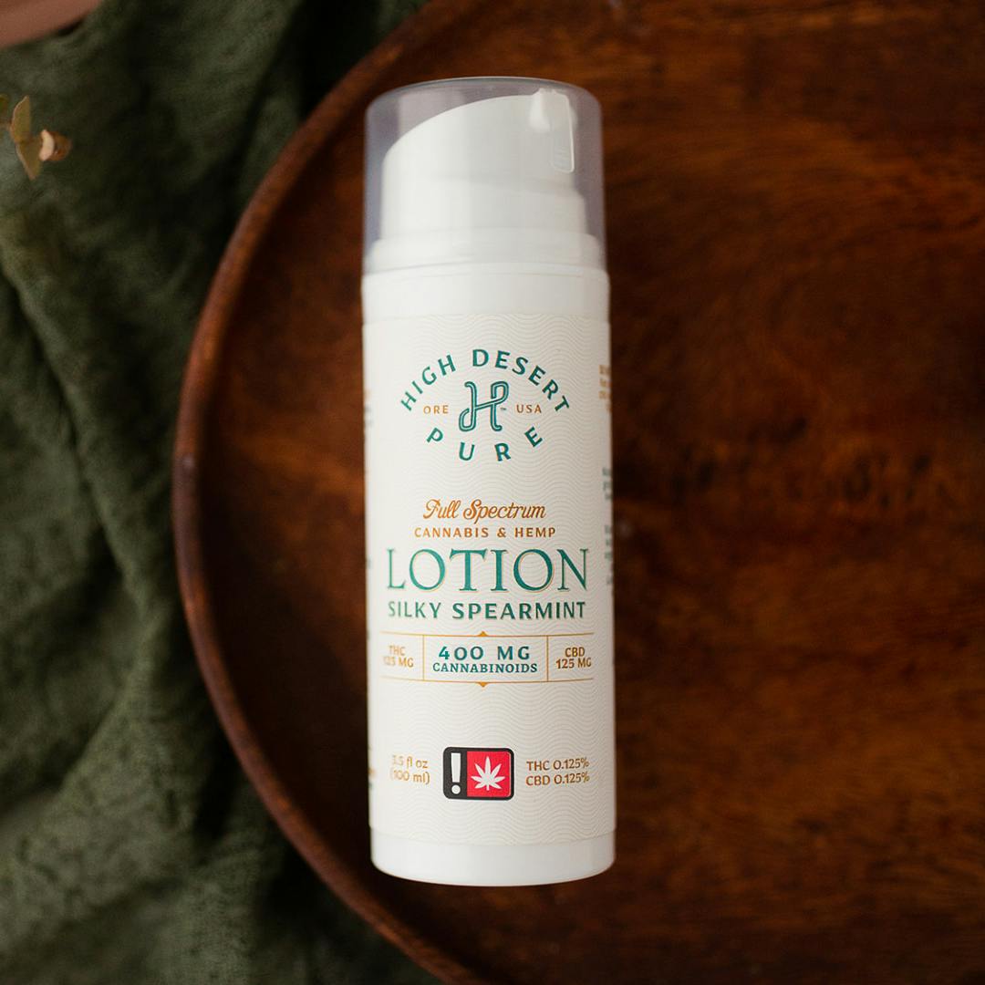 Silky Spearmint Lotion (400 mg) - High Desert Pure