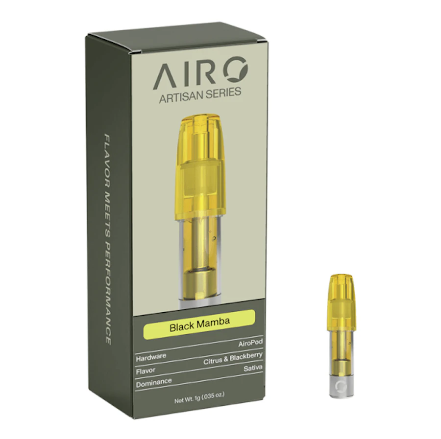 Black Mamba | AiroPod - Artisan Series | 1g Pod — pods listed on the Herbs 4 You menu