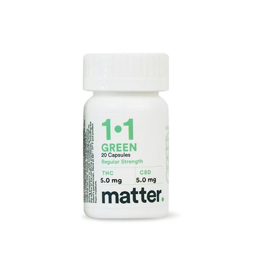Green 1:1 Capsule Regular Strength 20/CT