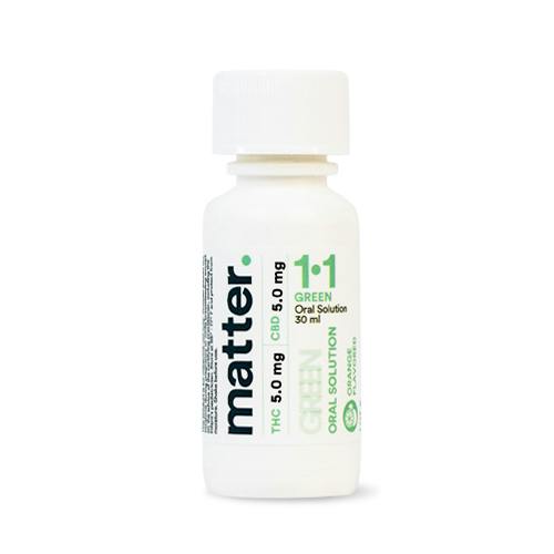 1:1 Green Oral Solution [30mL] (300mg) by matter.