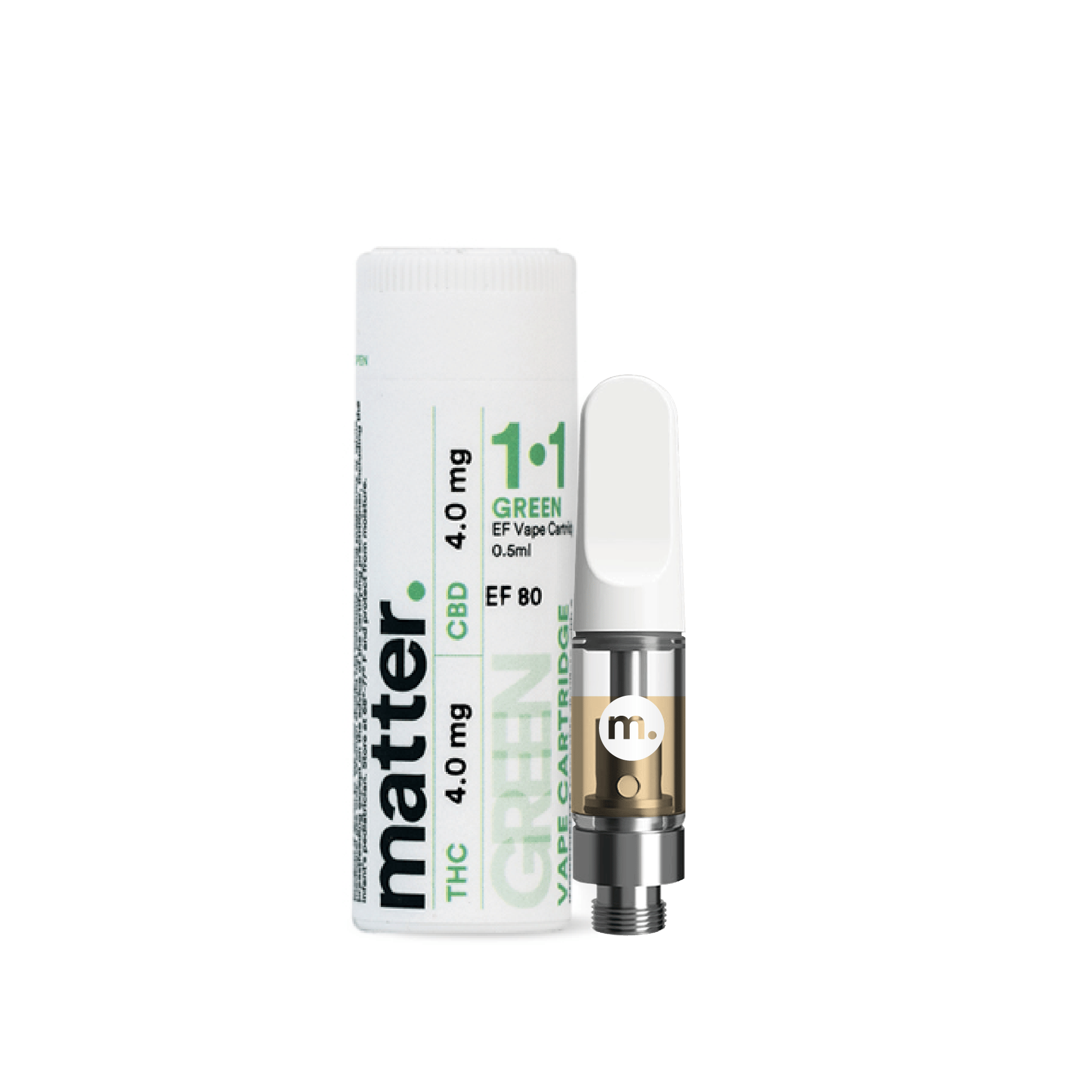 Green 1:1 Distillate Vape Cartridge