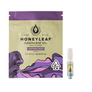 HONEY LEAF - Northern Lights Cannabis Oil Cartridge 0.5G