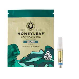 HONEY LEAF - Gelato Cannabis Oil Cartridge 1G