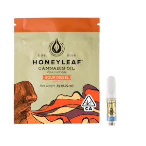 Honeyleaf - Sour Diesel Cannabis Oil Cartridge 0.5G