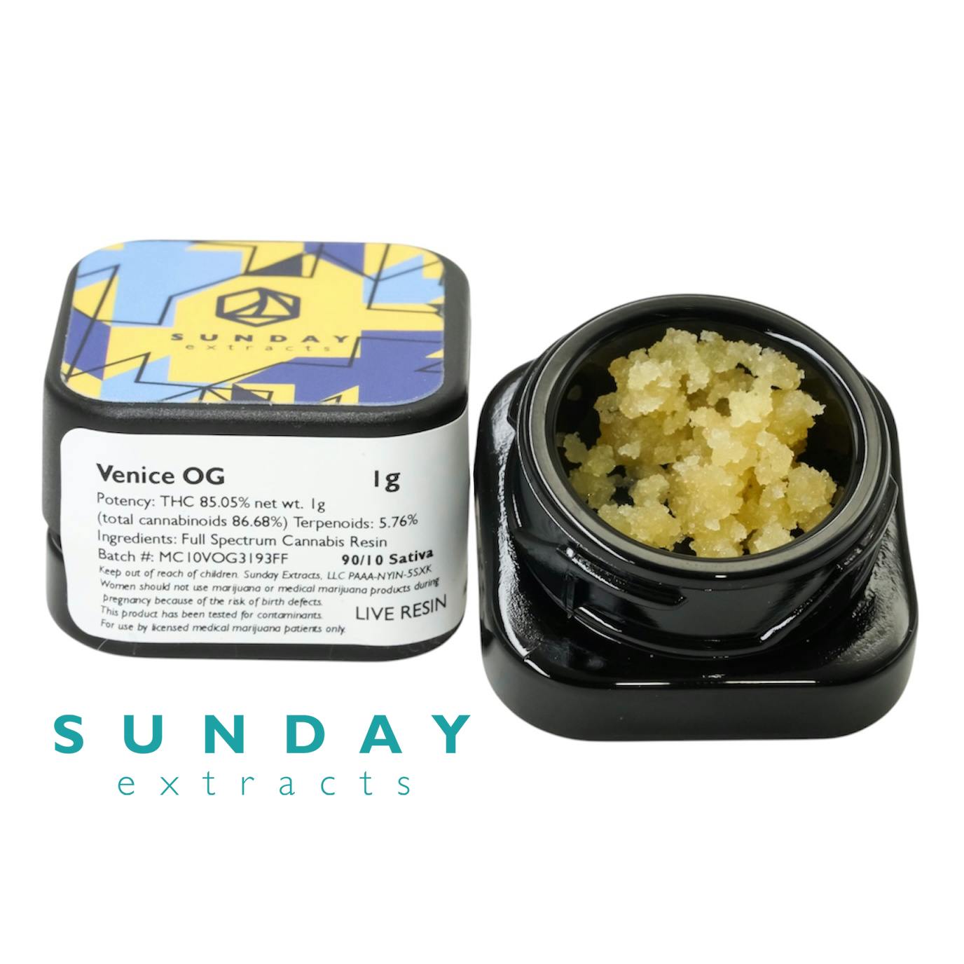 1g Concentrate Venice OG by Sunday Extracts