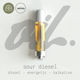 Oil Cartridge (1000mg) - Sour Diesel