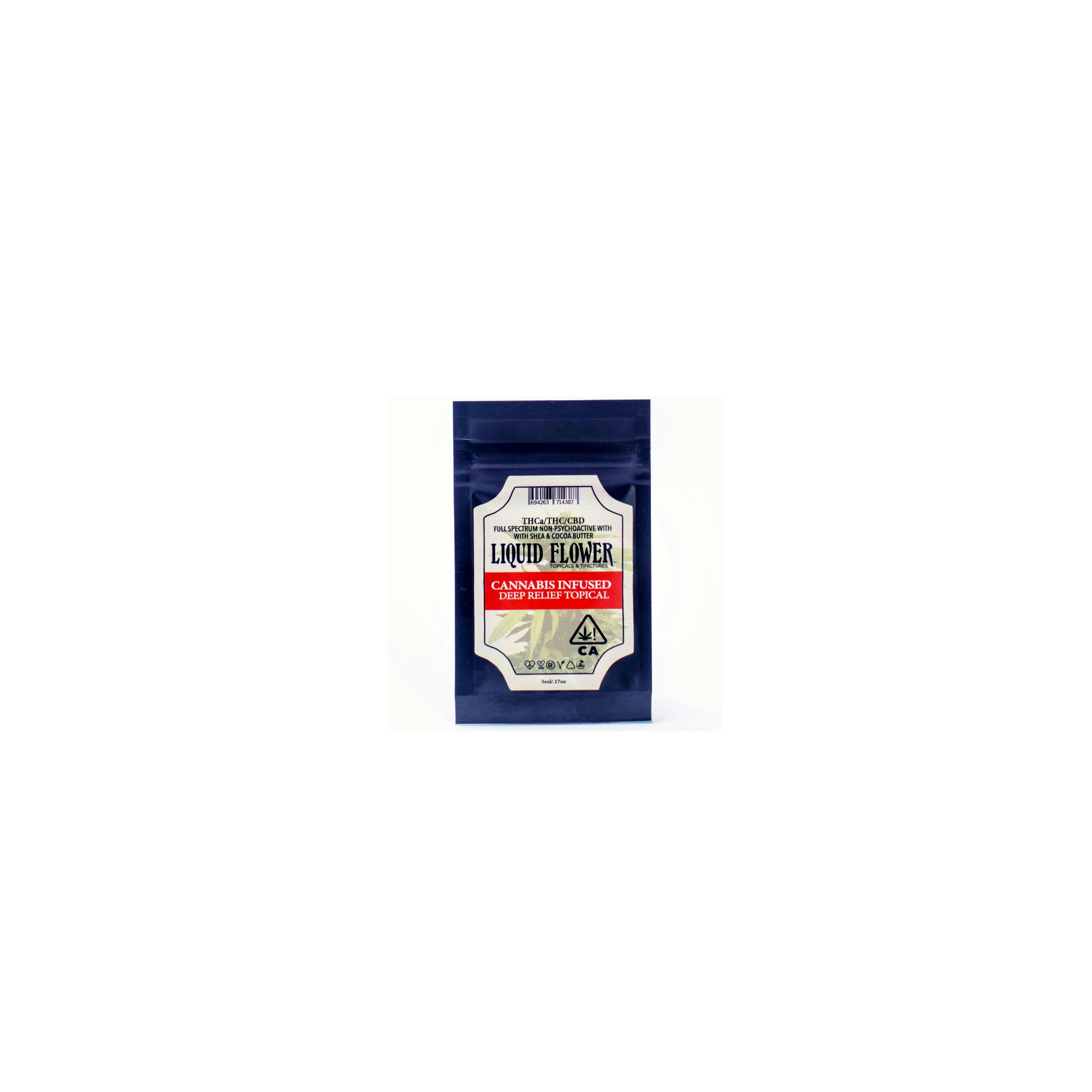 Liquid Flower | Deep Relief Topical Packet | THC:CBD 32mg:3mg
