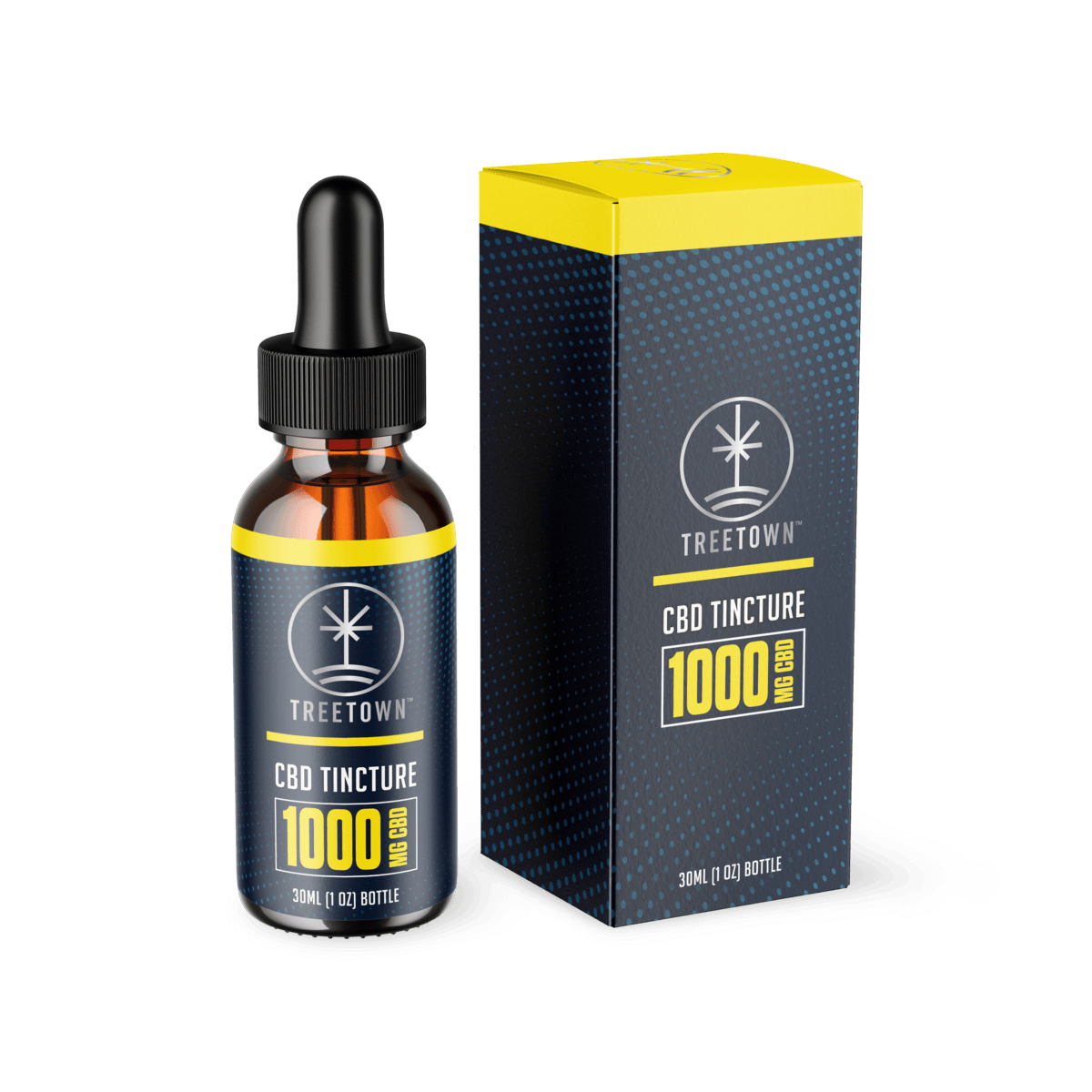 Treetown 1000mg CBD Tincture - Treetown