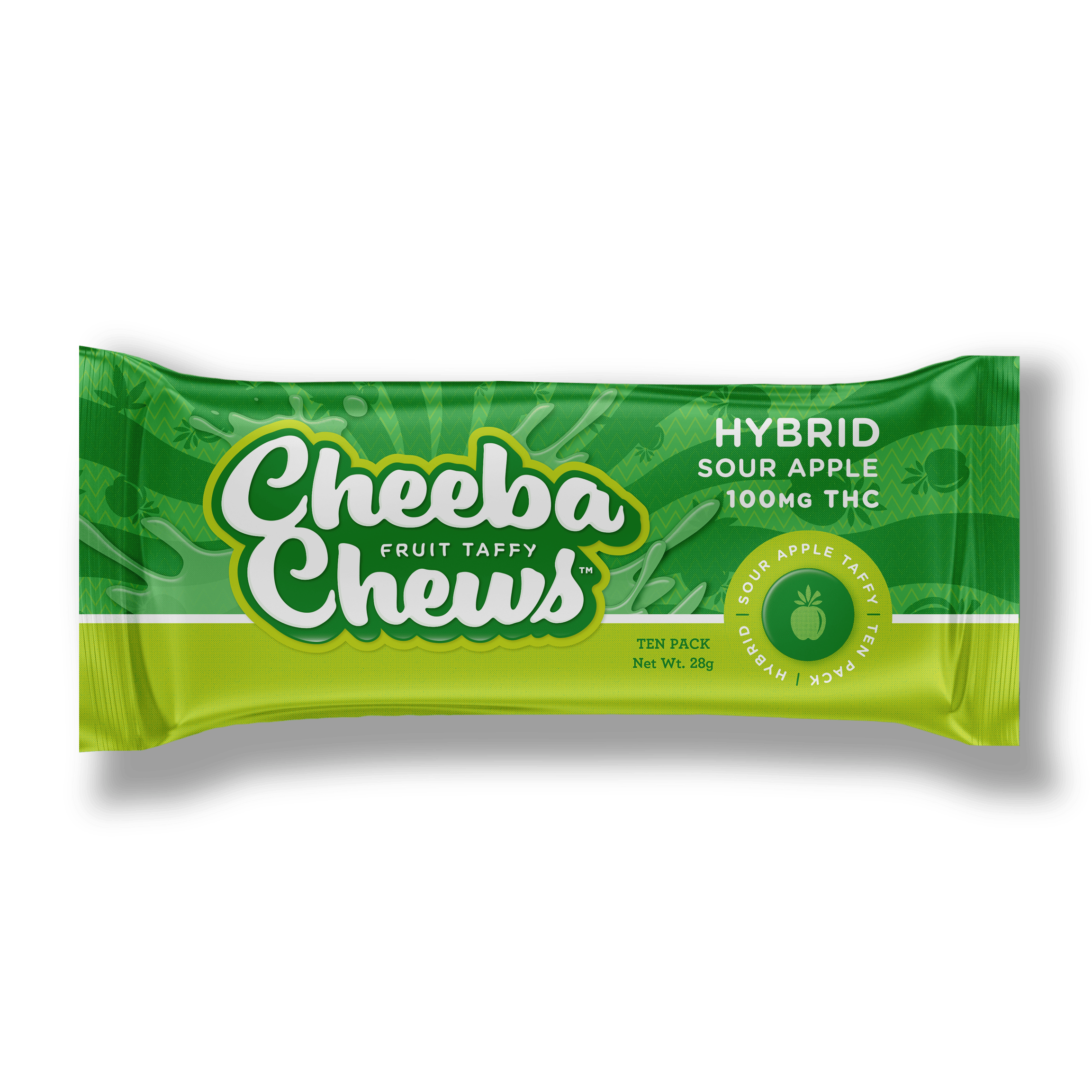 Hybrid Sour Apple Fruit Chews | 100mg