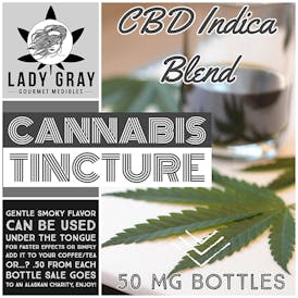 The Simple Tincture - CBD Indica - 50mg:50mg