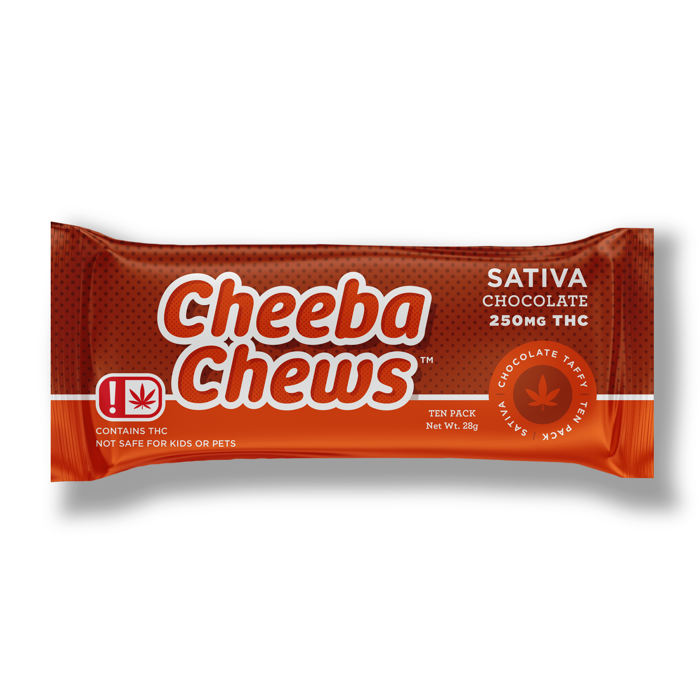 Sativa Chocolate Taffy Chews | 250mg THC - OK