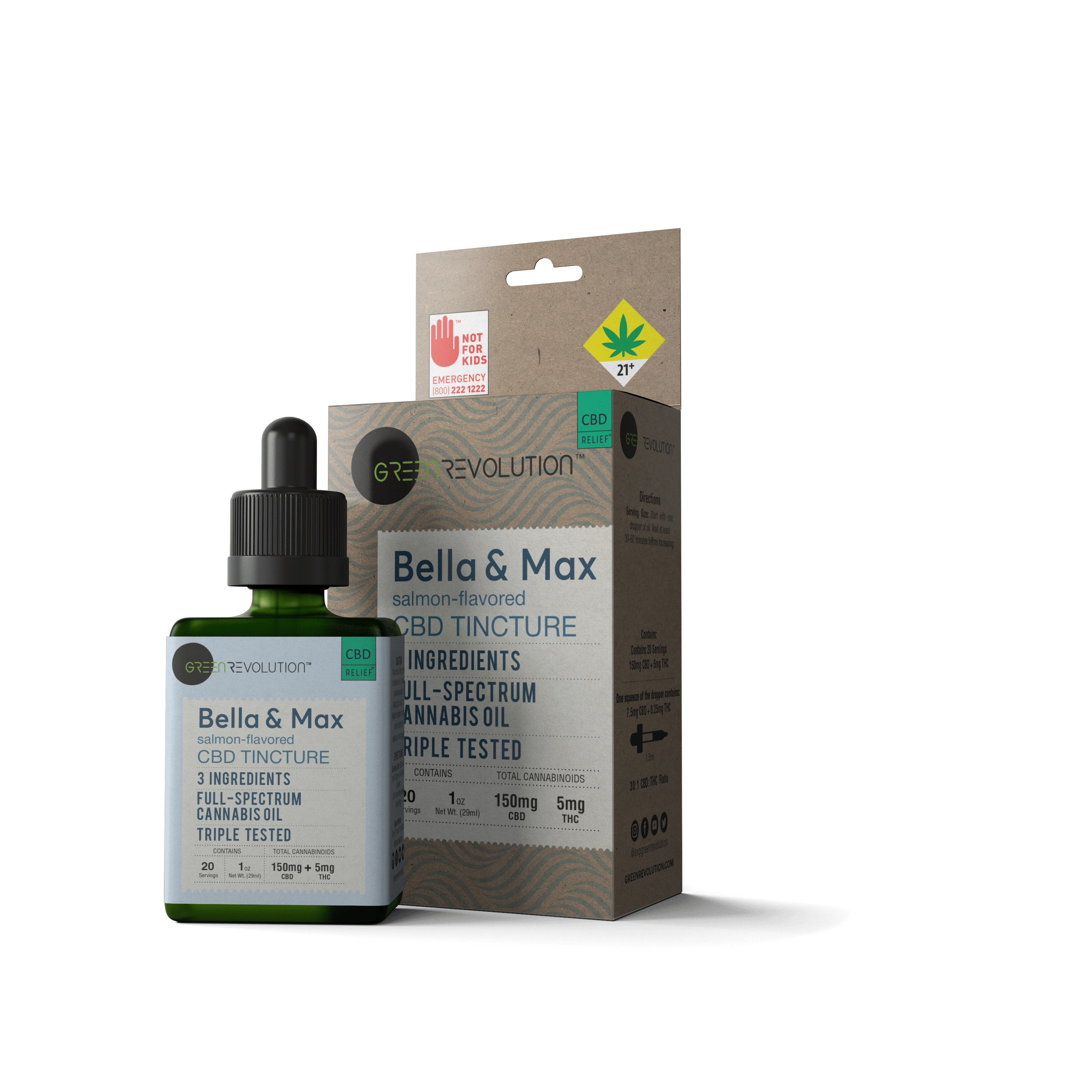 Bella & Max 30:1 Salmon Tincture