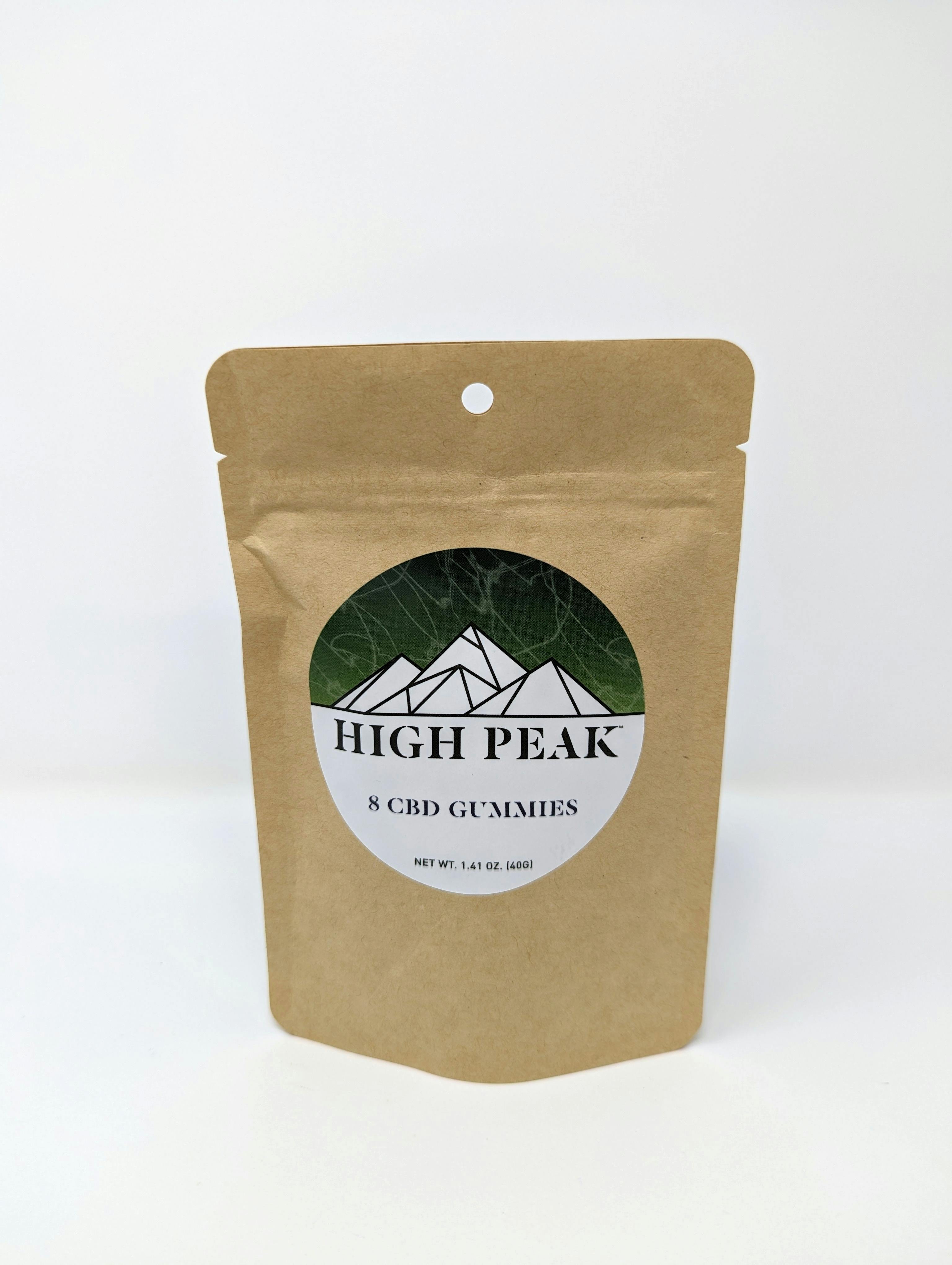 CBD Assorted Flavors Vegan Gummies (8 x 15mg)