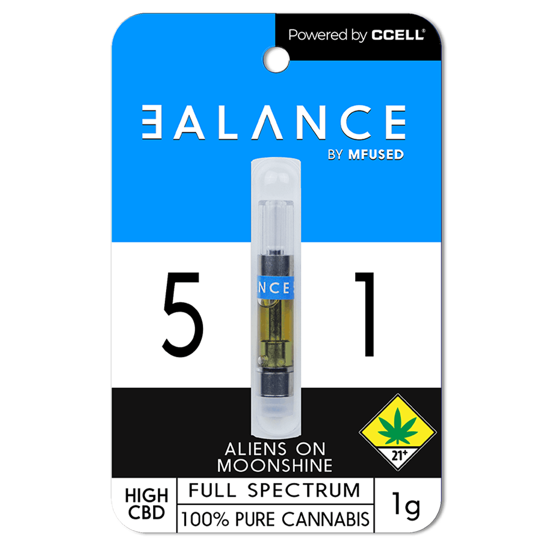 BALANCE - Aliens on Moonshine 5:1 CBD Cartridge
