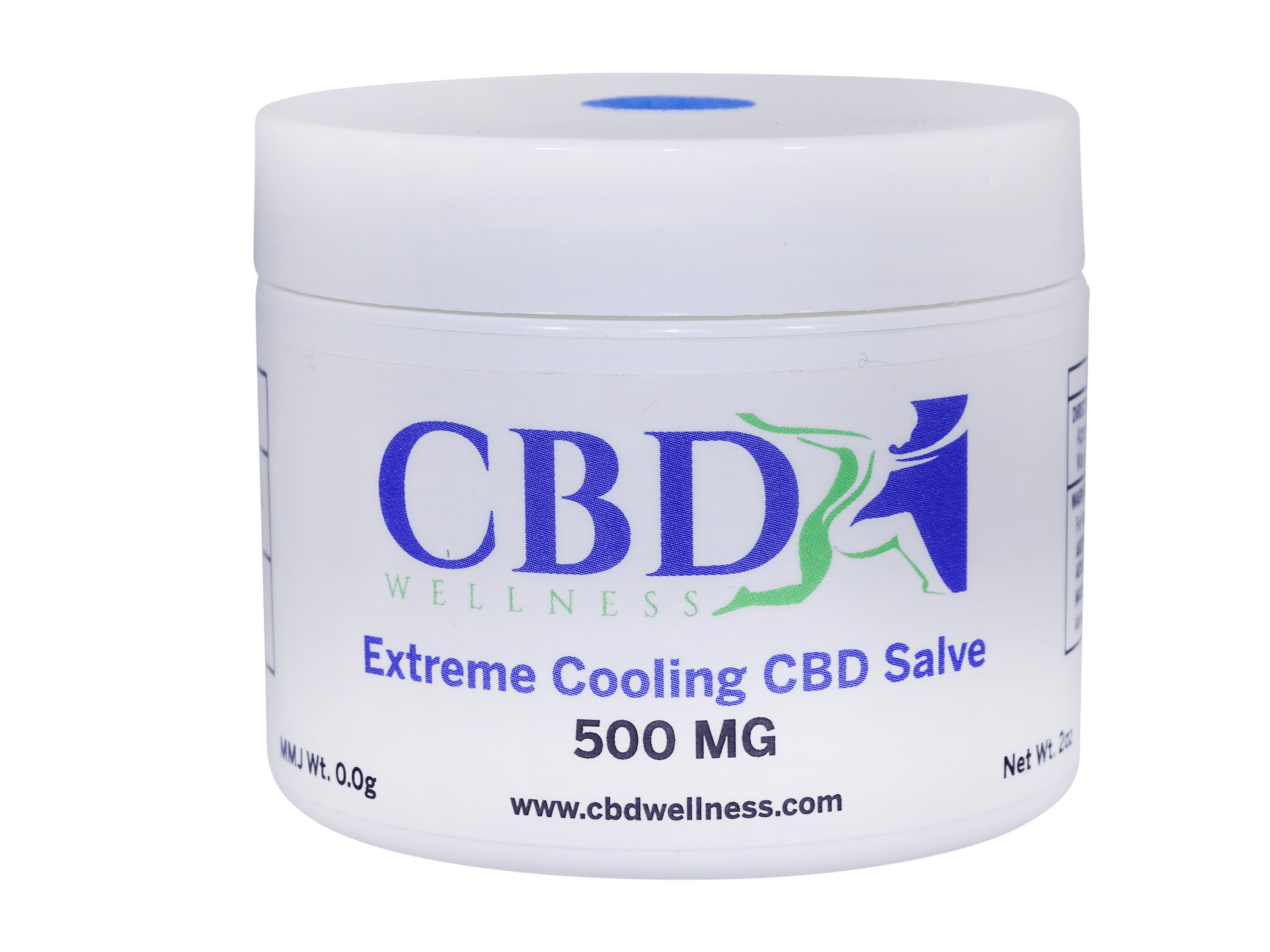 CBD Wellness 2oz 500mg Cooling Topical Salve